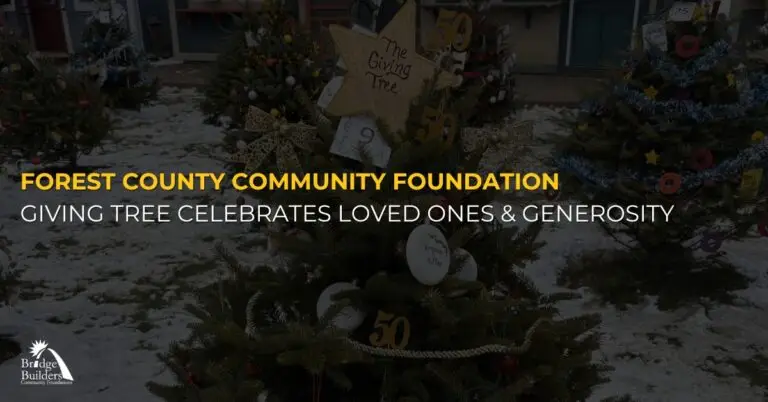 Forest County Community Foundation Giving Tree Celebrates Loved Ones & Generosity